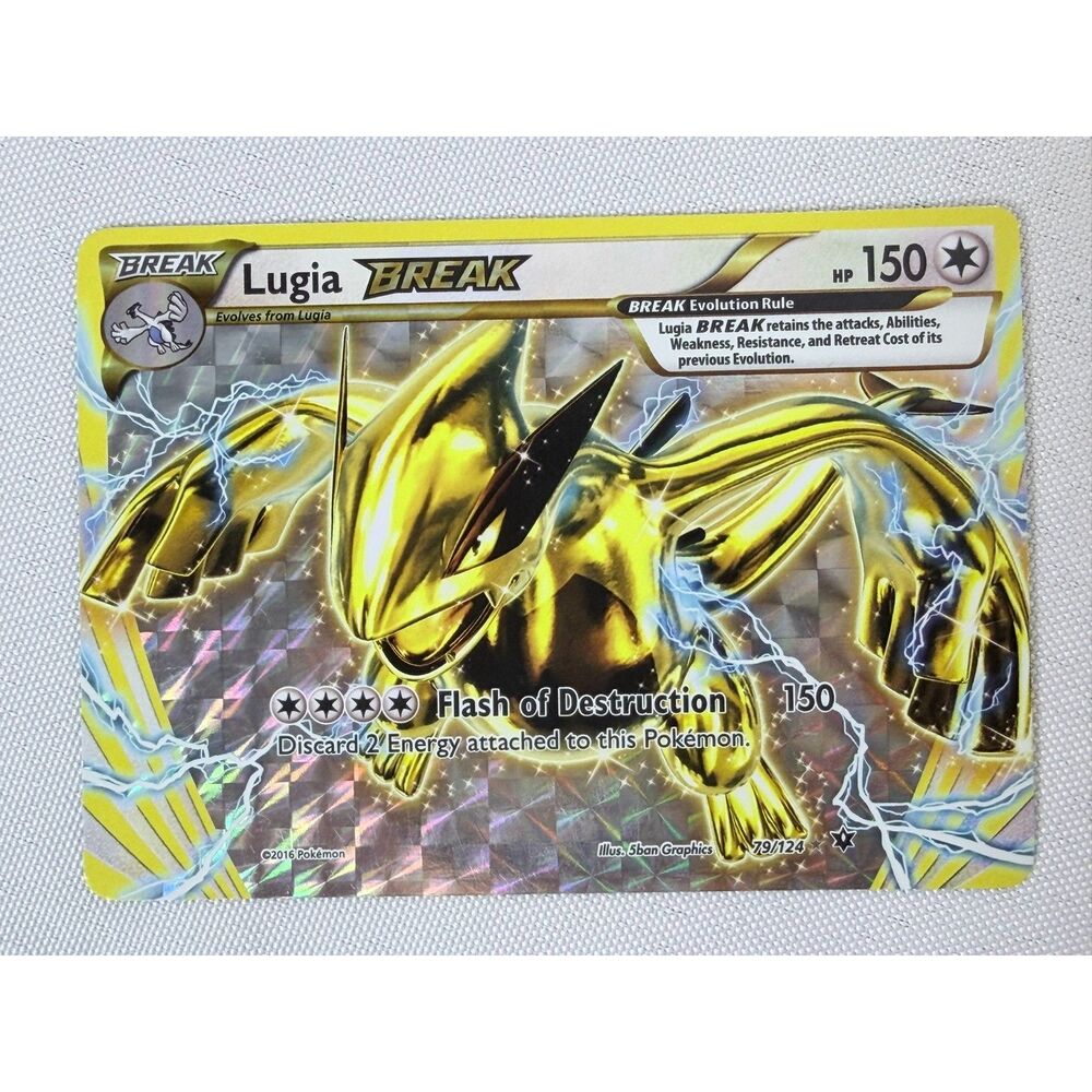 Lugia BREAK Holo Rare BREAK XY - Fates Collide 79/124 LP Pokemon